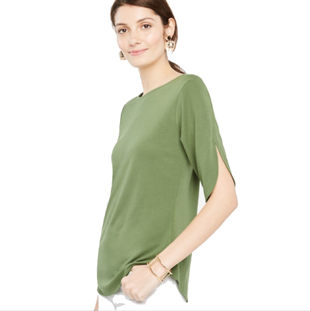 Ann Taylor Tulip Sleeve Tee